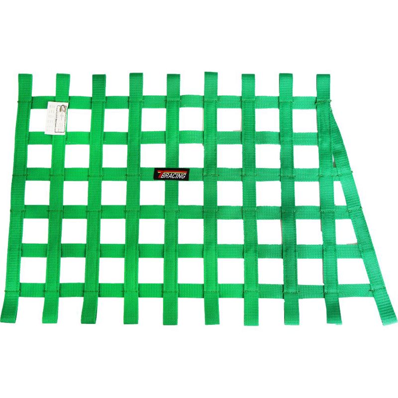 WAB-01 SFI 27.1 rating 18" x 24" Racing Car Window Net 1" polypropylene webbing