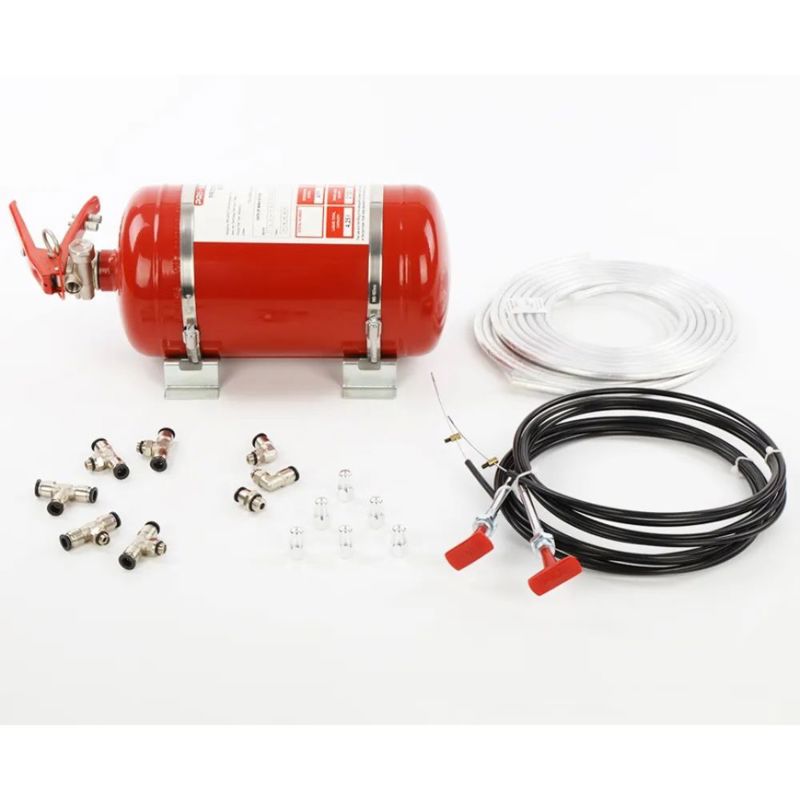FE-02 FIA MSA 4.25L Carbon Steel Mechanically Rally Car Fire Extinguisher For use in saloon cars, rally cars, GT and sports cars