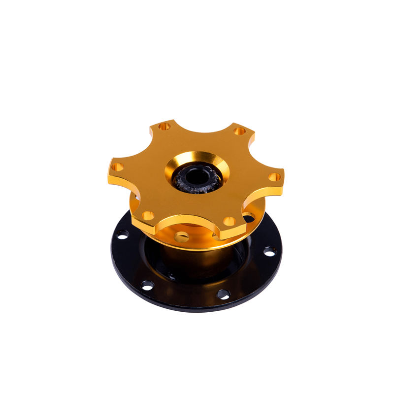 QR-01 3.3inchx2.56inch aluminum 6-hole Steering Wheel Quick Release quickly Push-pin