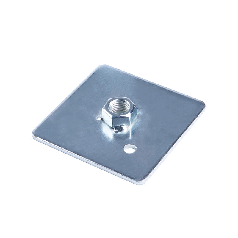 A-08 72x72mm Soldering plate with a 7/16 thread nut Seat Belt Components